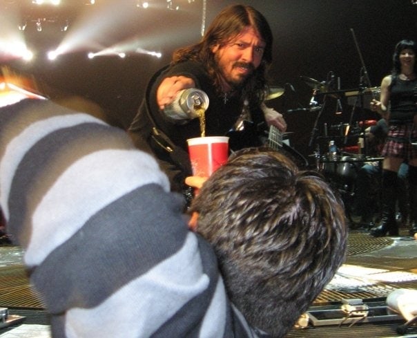 Follow Dave Grohl’s Example and Pour Your Fans A Beer